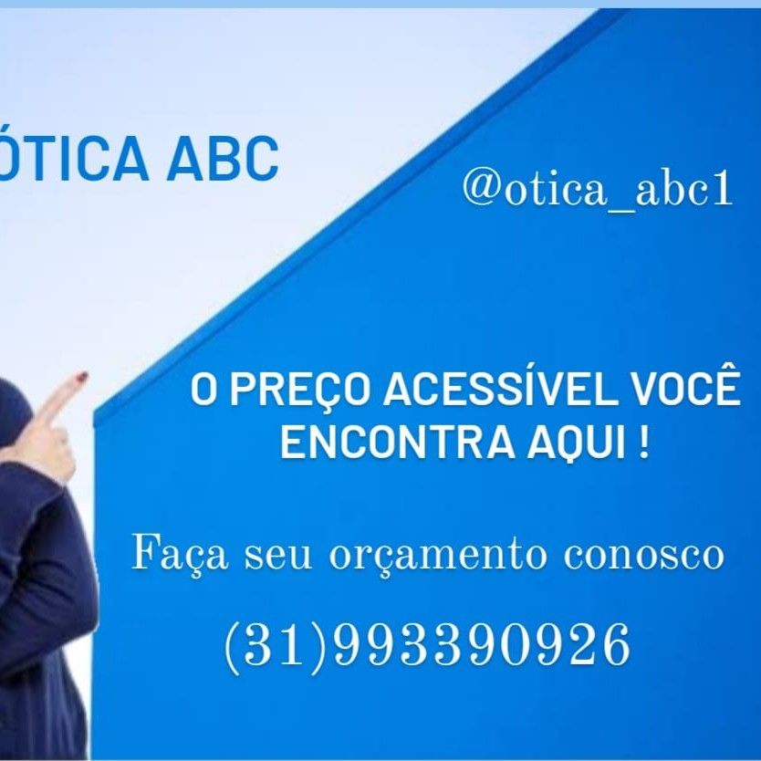 Ótica ABC, Rua sobradinho, Lj 1, 30830-450, Belo Horizonte