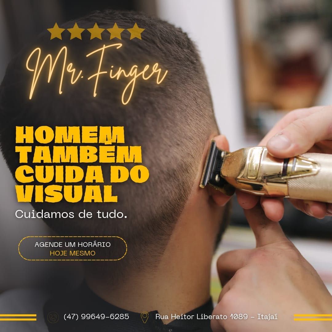 Mister Finger Barbershop, Heitor liberato , 2089, Proximo ao correio, 88308-001, Itajaí