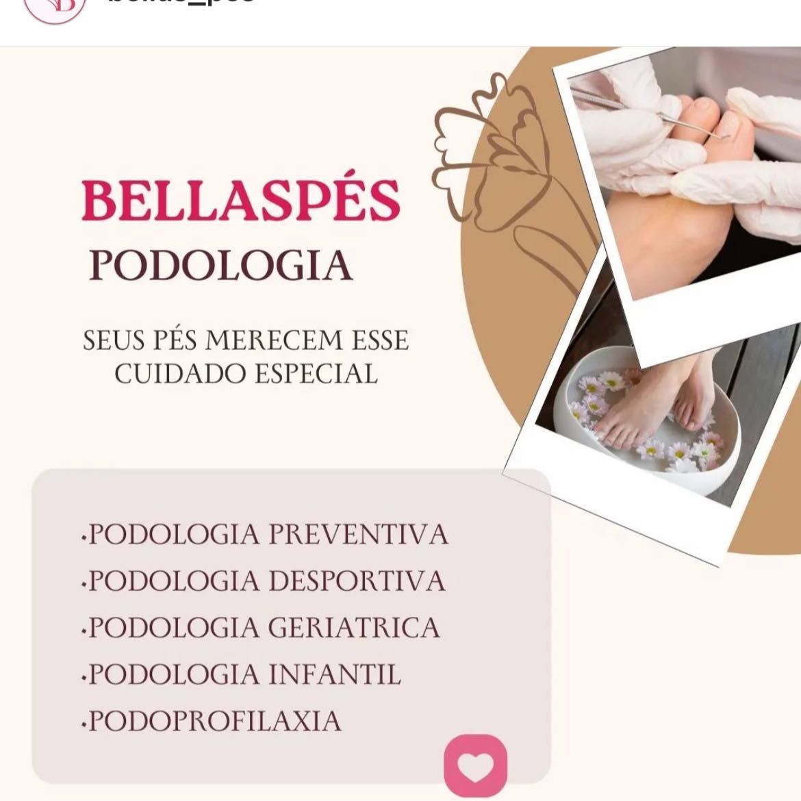 Espaço Bellapés consultório de Podologia, Rua Tereza Poloni Leite, 25, 12948-300, Atibaia