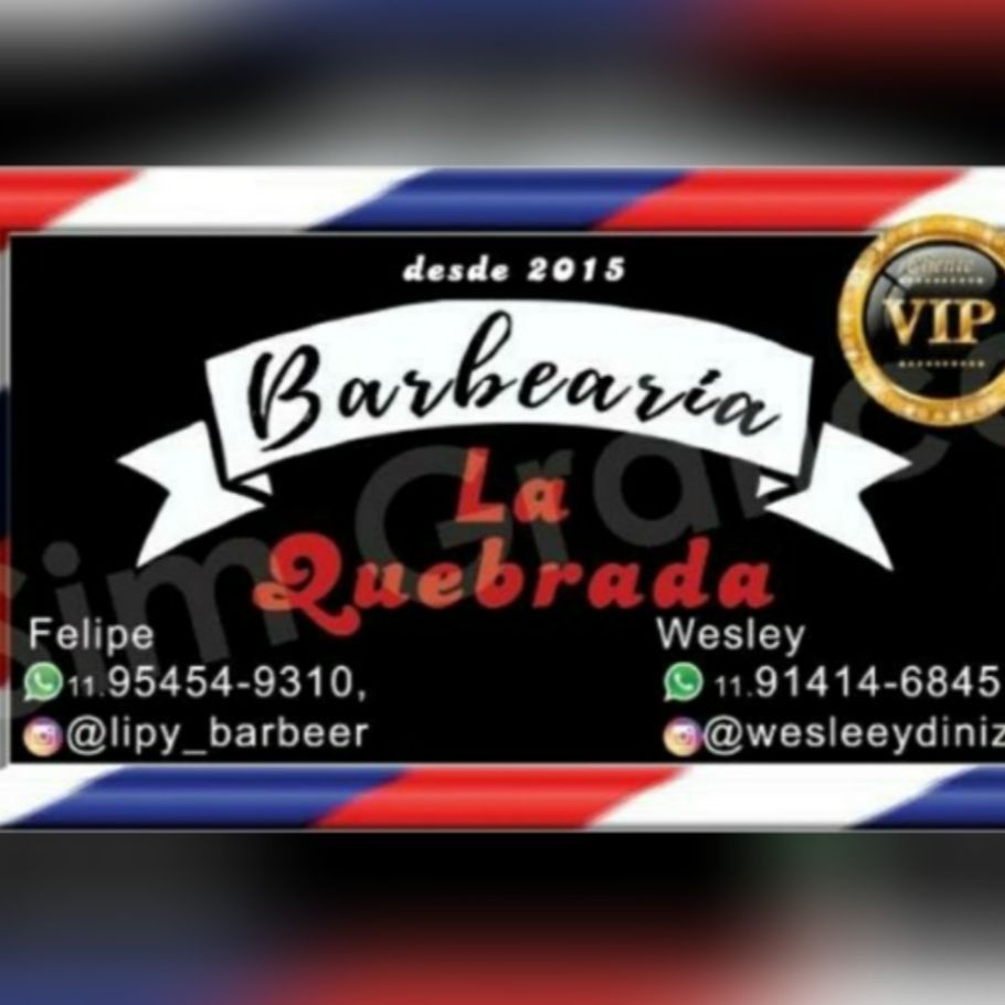 Lá Quebrada Barbearia, Avenida Presidente Juscelino, 963, Barbearia Esquina, 09950-370, Diadema