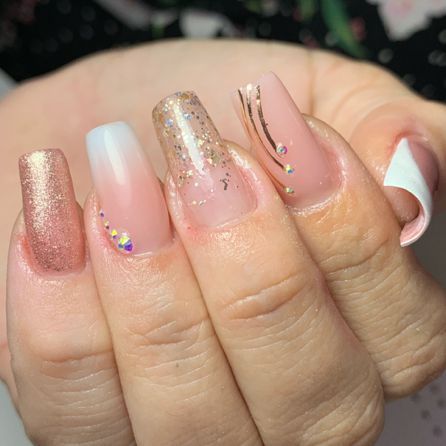 Modelones Conjunto de unhas de acrílico em pó de 12 cores, conjunto  colorido de polímero, sem necessidade de lâmpada de unha para extensão de  manicure francesa para iniciantes, faça você mesmo, floresta