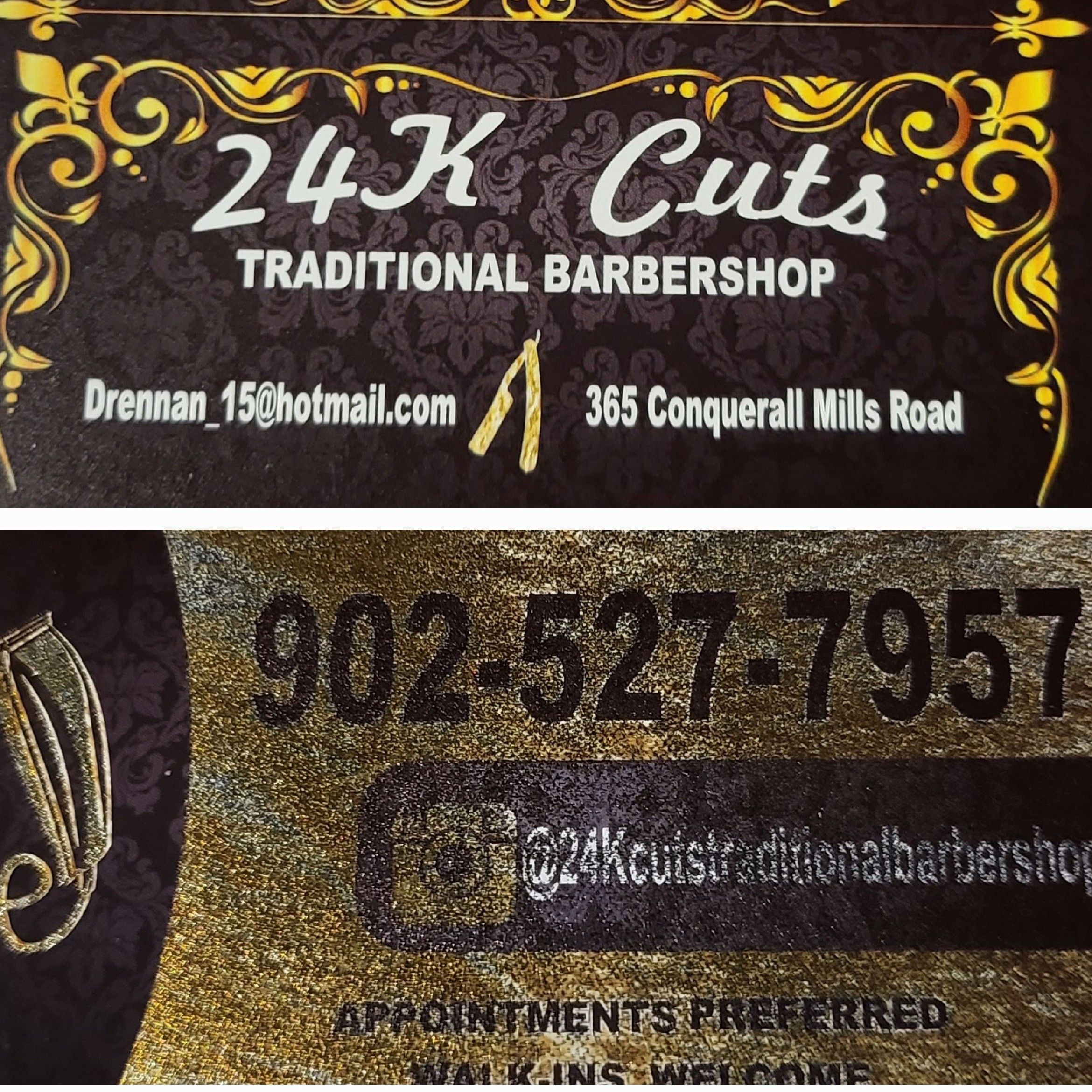 24K Cuts Traditional Barbershop, 365 Conquerall Mills Rd, B4V 7A4, Hebbville