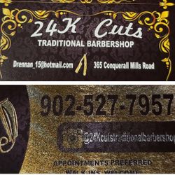 24K Cuts Traditional Barbershop, 365 Conquerall Mills Rd, B4V 7A4, Hebbville