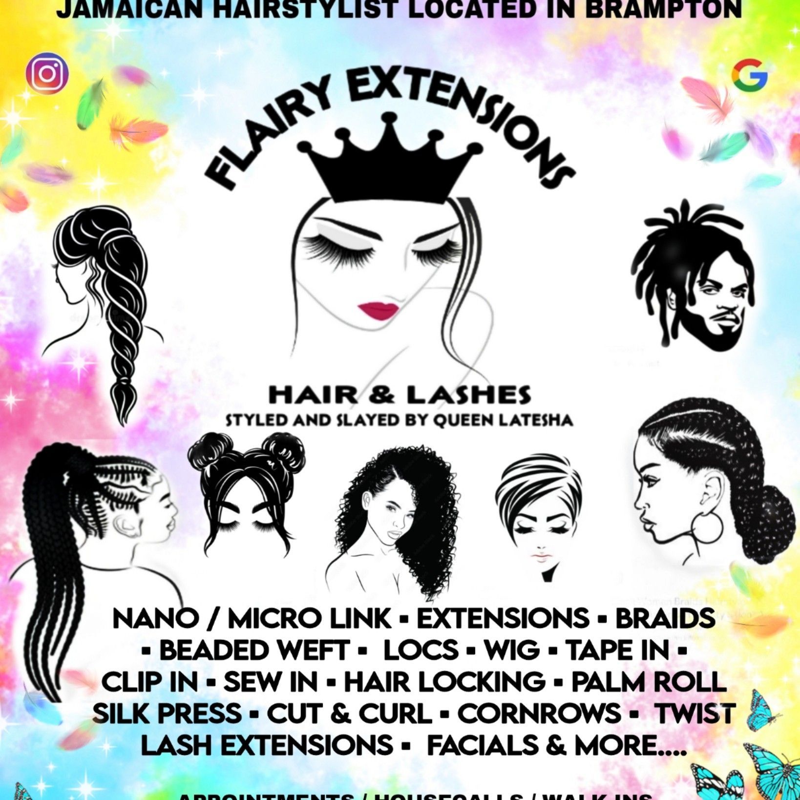 FLAIRY EXTENSIONS HAIR & LASHES, 365 MAIN STREET N, L6X 1N6, Brampton