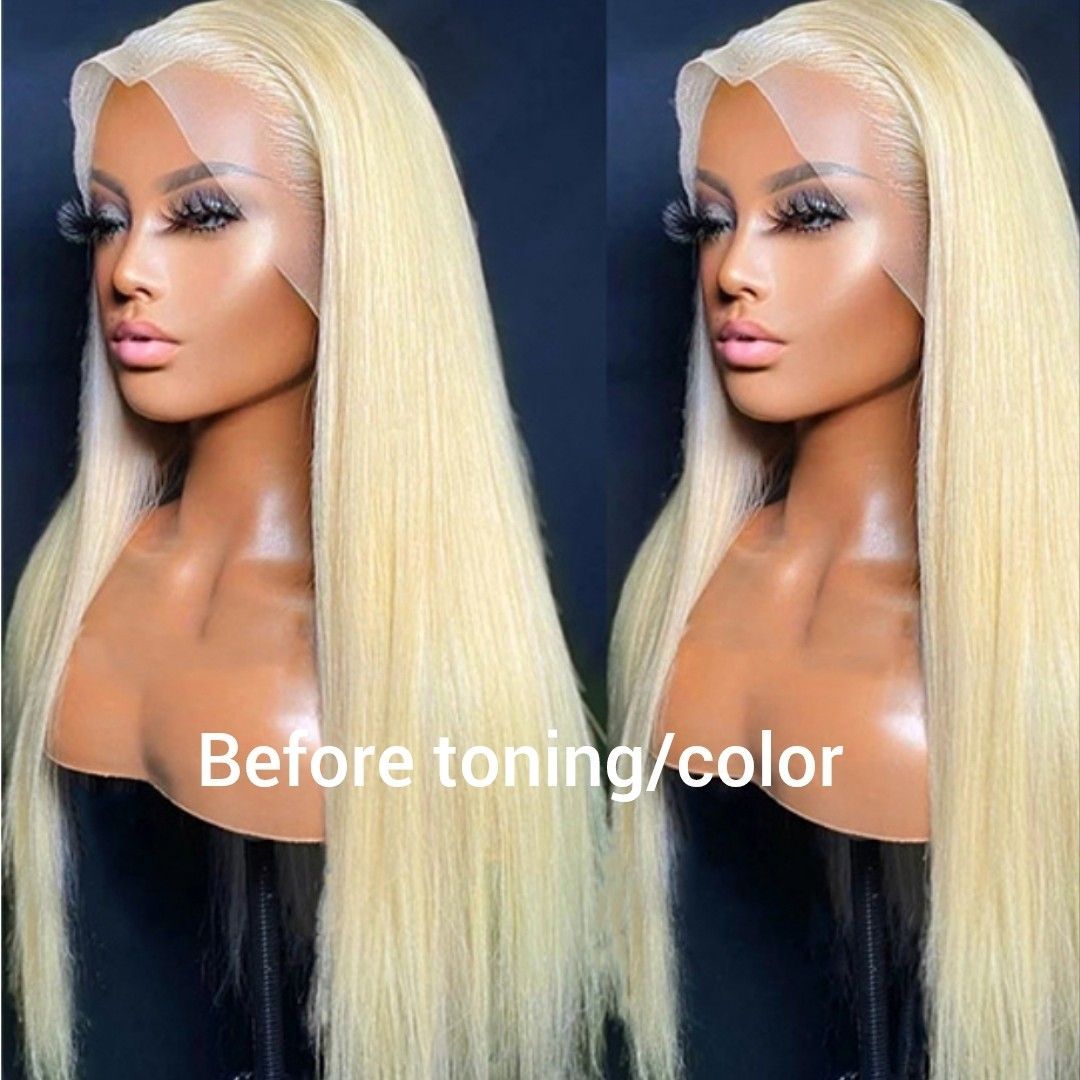 613 Blonde Wig /toning/coloring portfolio