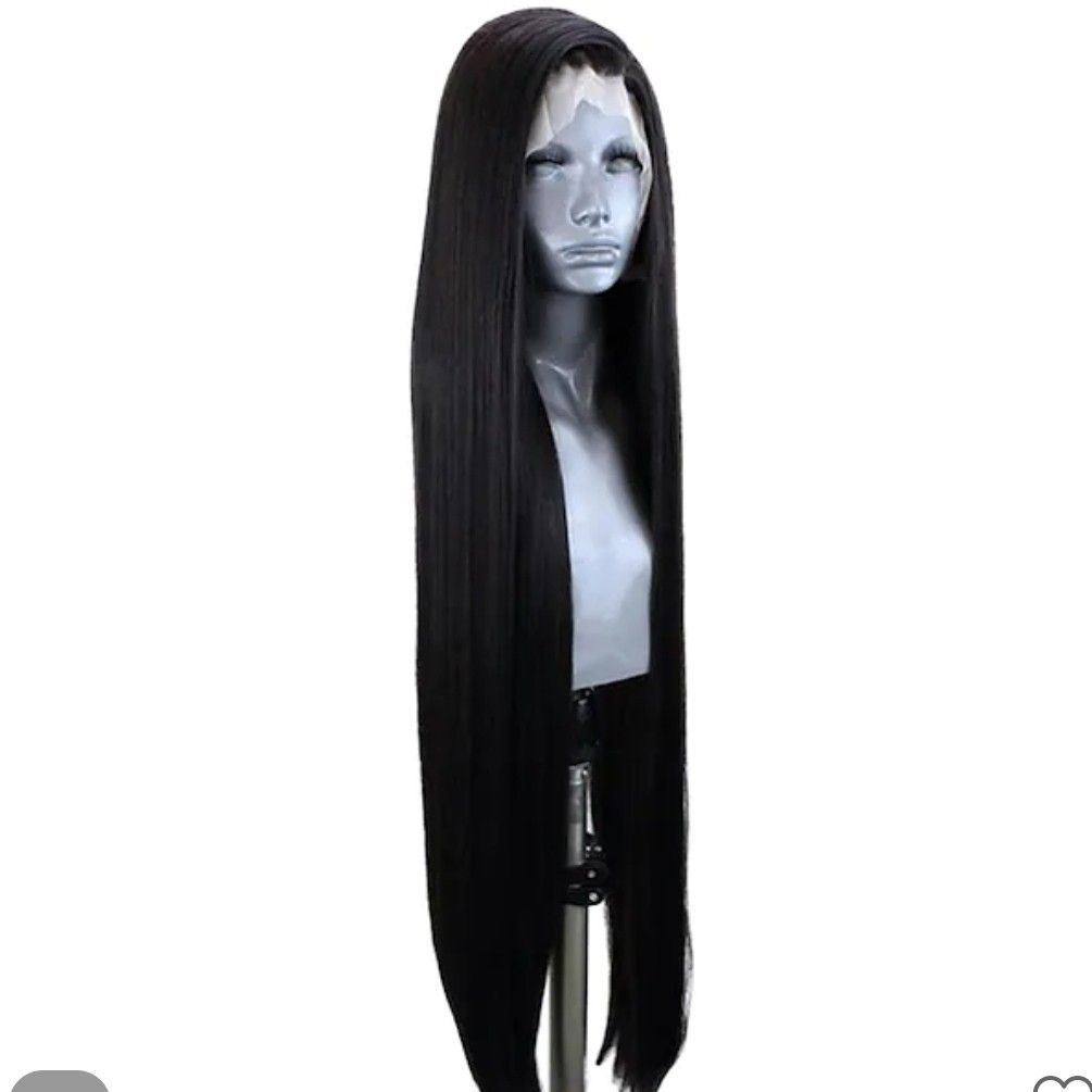 Full frontal 30 inches black wig portfolio