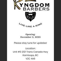 Kyngdom Barbers, 2101 Trans -Canada Hwy # 3, V2C 4A6, Kamloops