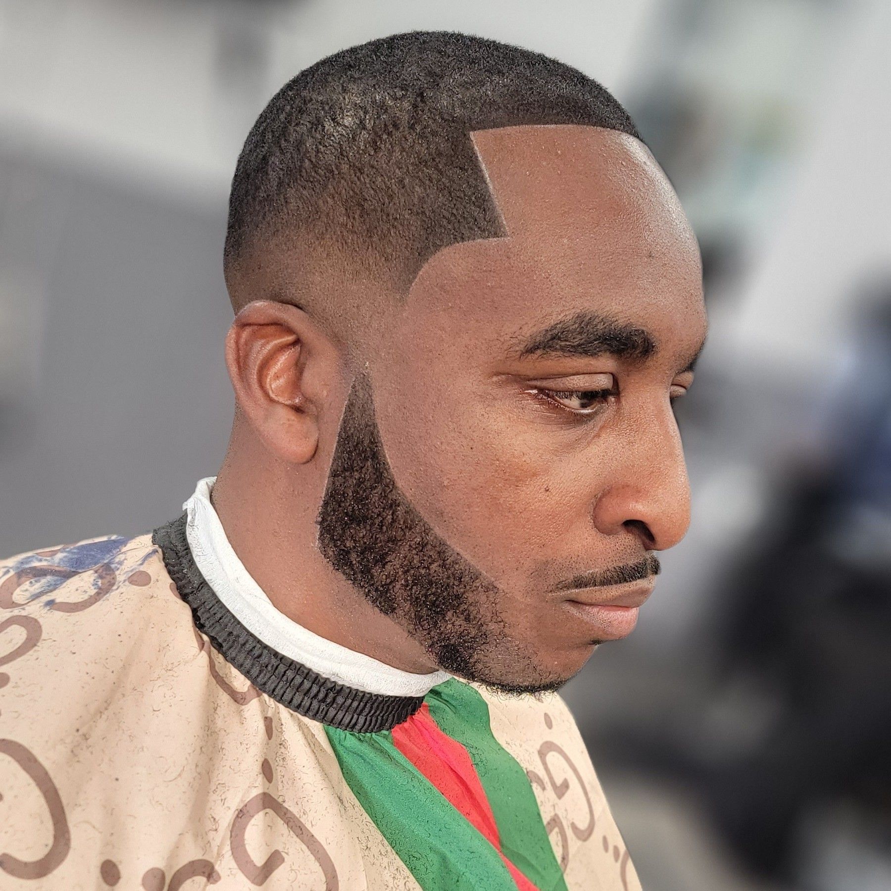 Man's haircut portfolio