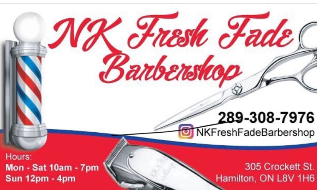 NK Fresh Fade Barbershop - Hamilton - Book Online - Prices 