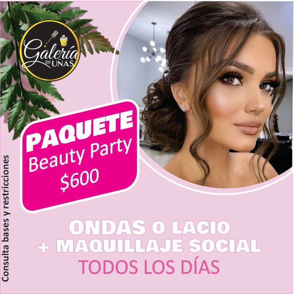 Promoción Beauty Party portfolio