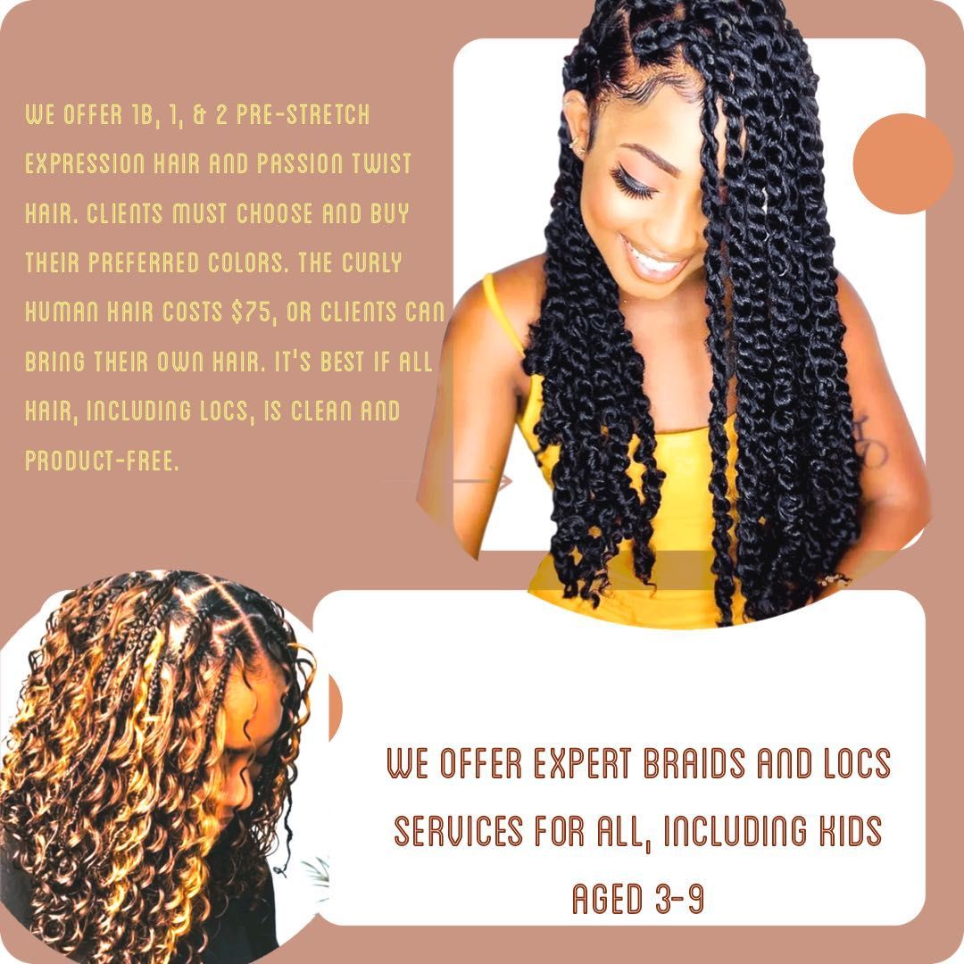 Bliss Starr Braids & Locs, 9399 Wade blvd, Building #12 unit  2nd fl, Frisco, 75035