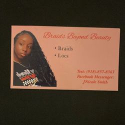 Braids Beyond Beauty,LLC, 7921 S Victor Ave, Tulsa, Tulsa OK 74136, 1B, Tulsa, 74136