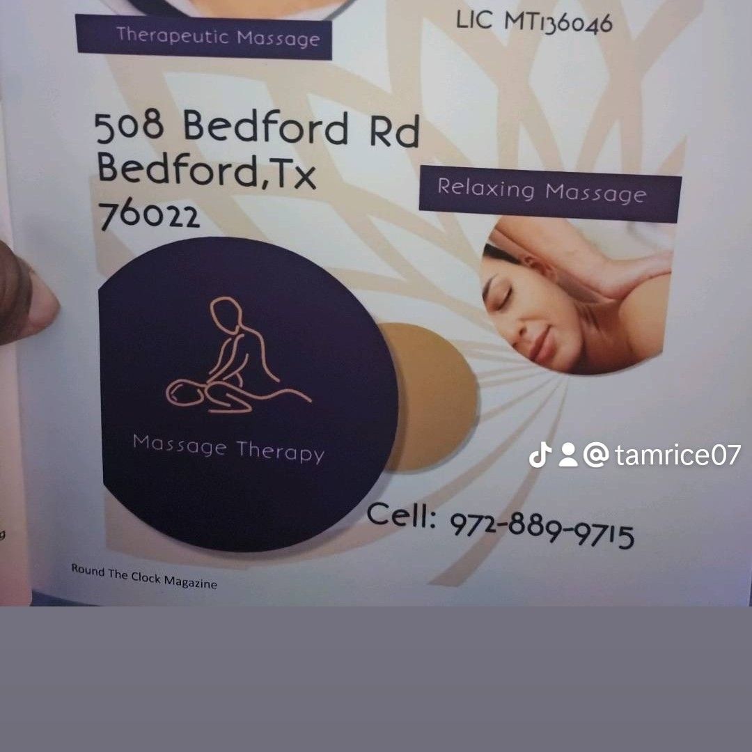 Blessed Hands Relaxing & Therapeutic Massage LLC, 508 Bedford Rd, Suite 6, Bedford, 76022