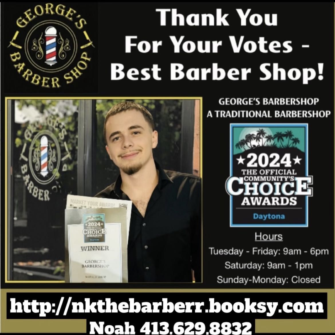 Nkthebarber, 1821 South Ridgewood Ave, Unit 3, South Daytona, 32119