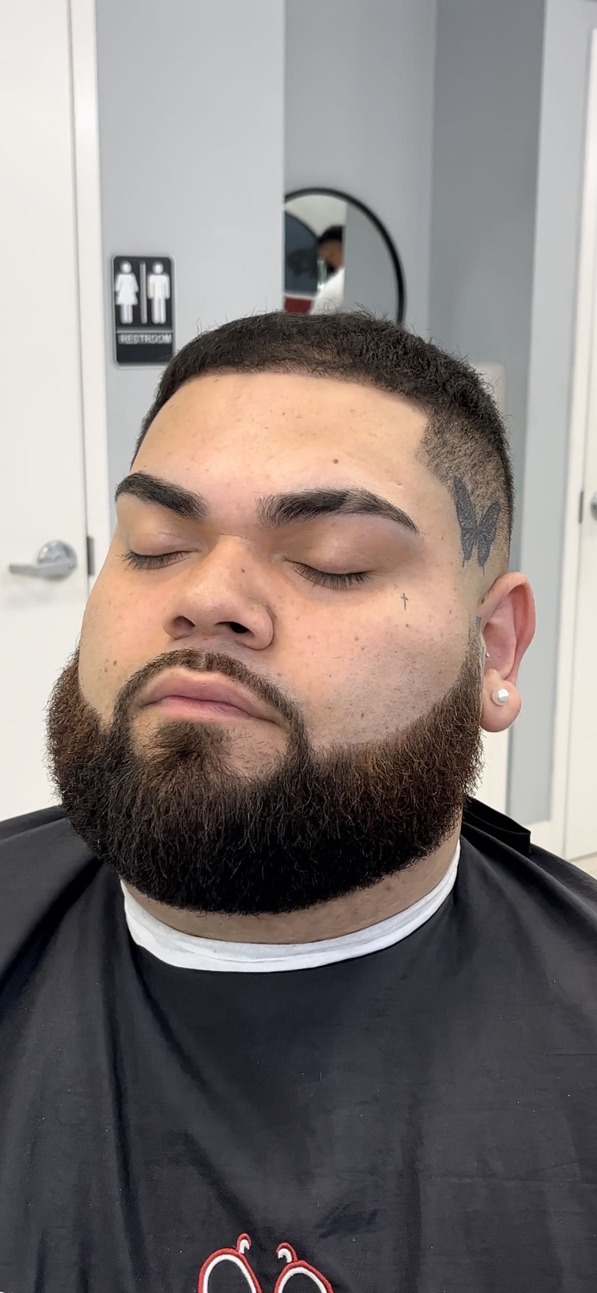 Haircut with beard portfolio