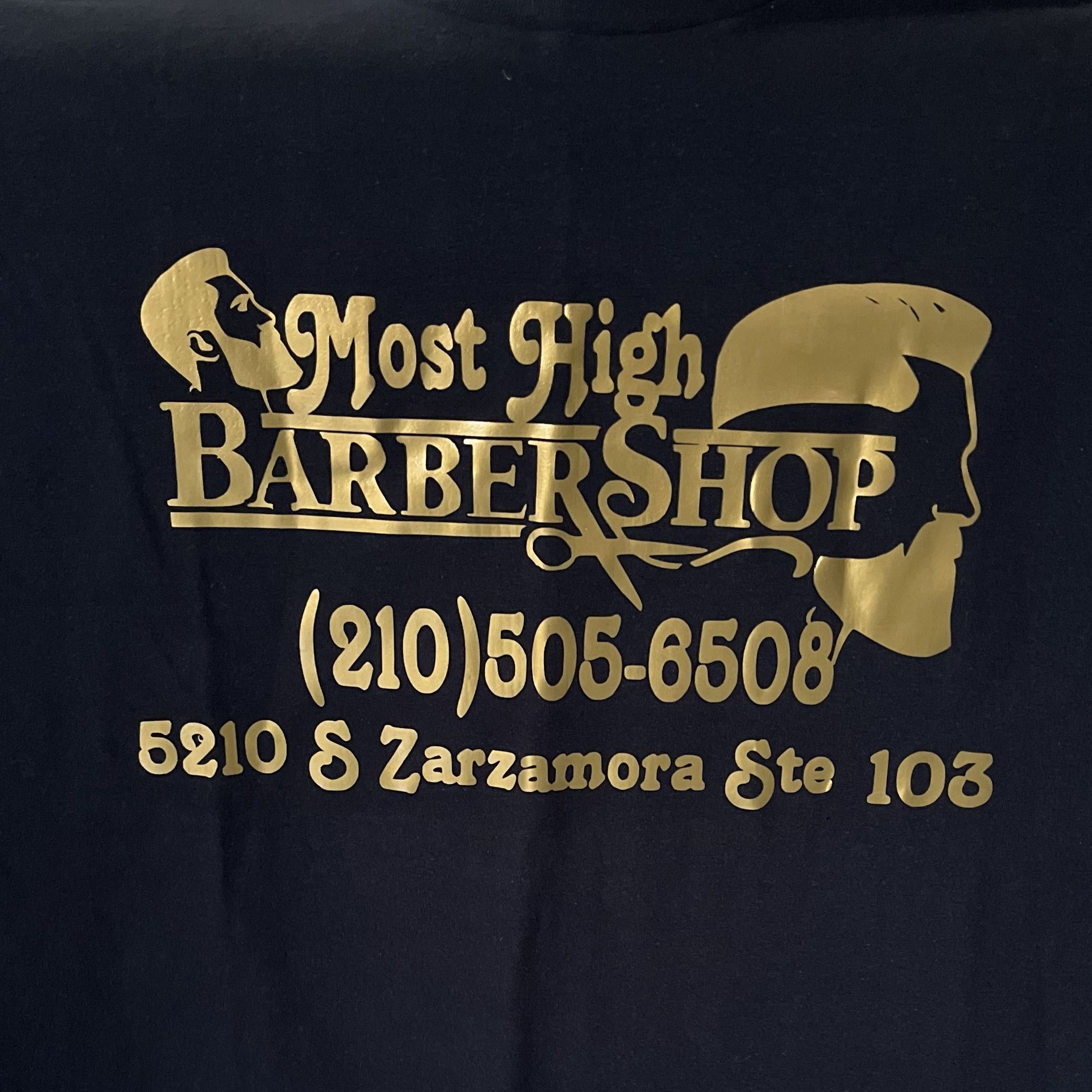 Most High Barber Shop, 5210 S Zarzamora St Ste 103, San Antonio, 78211