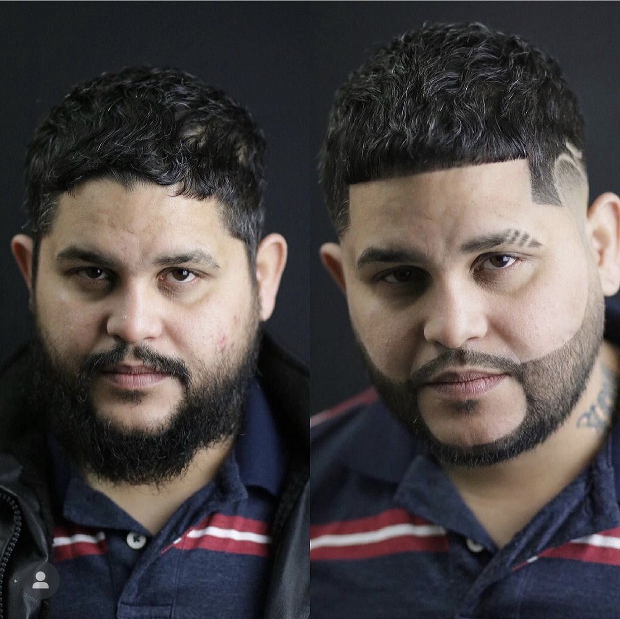 Haircuts plus beard (include eyebrows) portfolio
