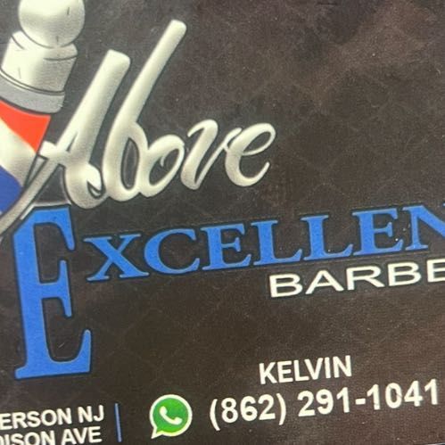 Above excellent barbers By Kelvin, 848 Main St, Paterson, 07503