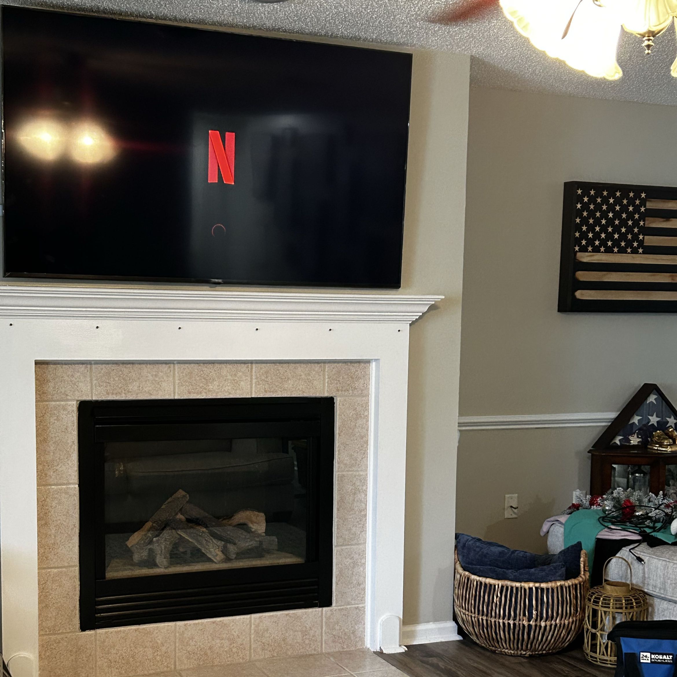 Tv mounting over fireplace (add on) portfolio