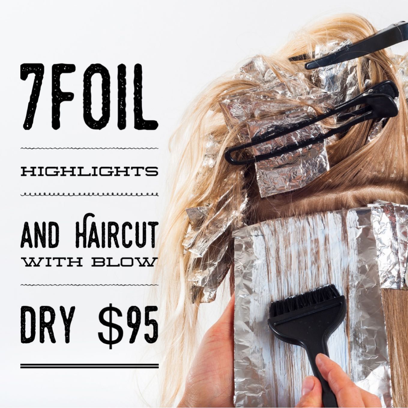 7 Foil Highlights and haircut portfolio