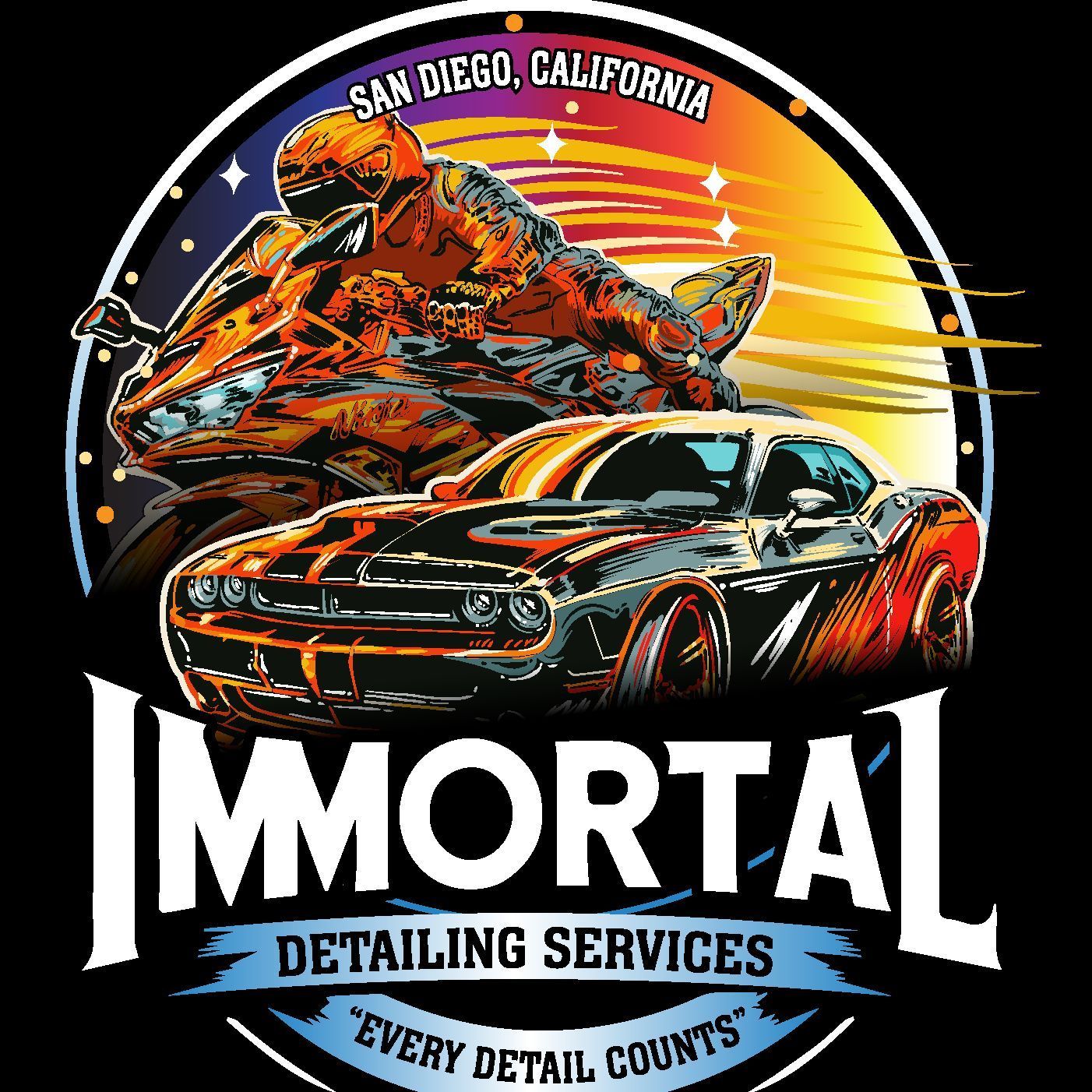 Immortal Detailing Service LLC, 1540 Ridgewood Dr, San Diego, 92101