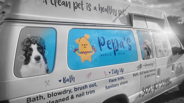 Large dog mobile deals grooming near me