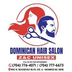 Dominican hair salon Zoila  z&c unisex, 1902 W Roosevelt Blvd suite A, Monroe, 28110