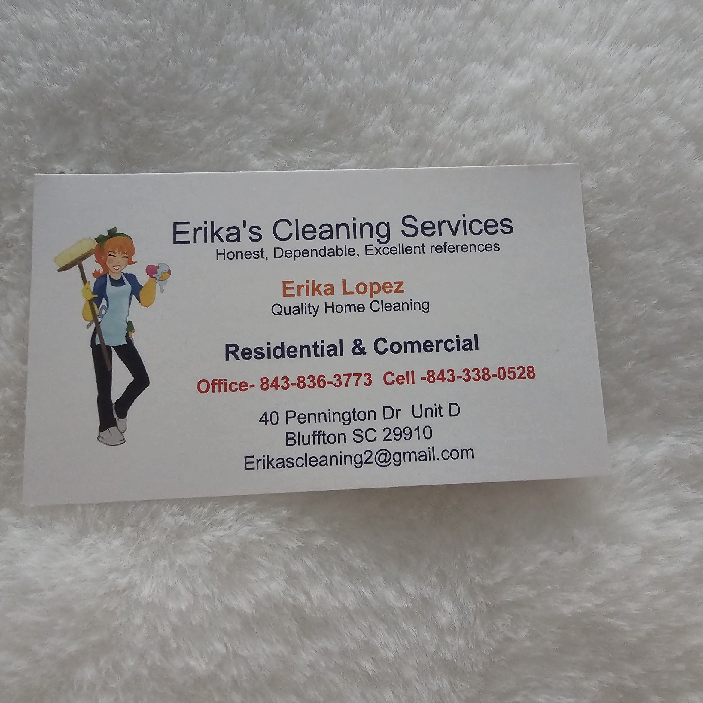 Erikas Cleaning Services LLC, Bluffton, 29910