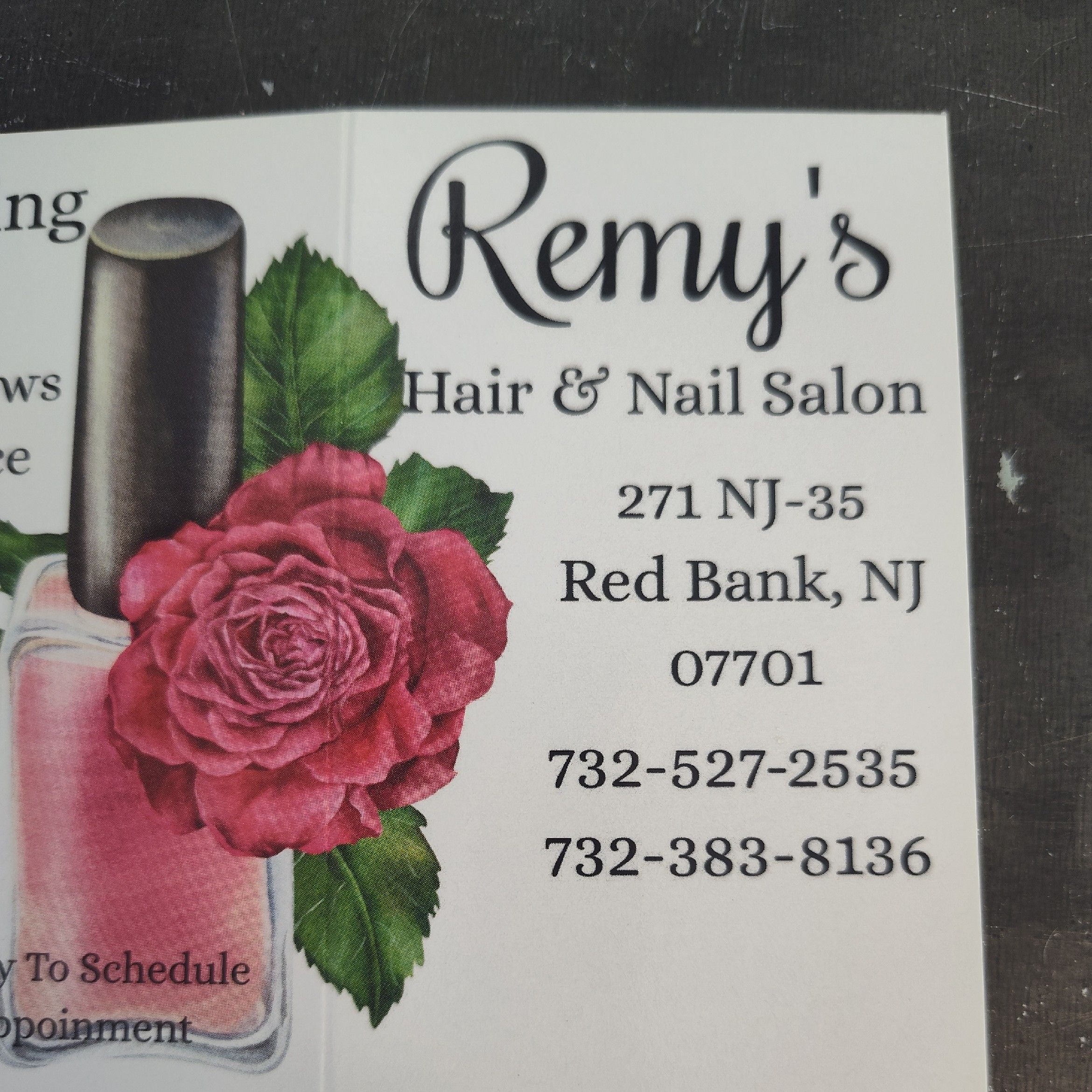 Remys hair And Nails, 271 RT-35, Red Bank, 07701