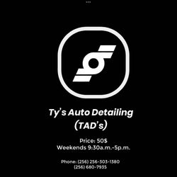Ty’s Auto Detailing (TAD’s), Decatur St SE, Decatur, 35603