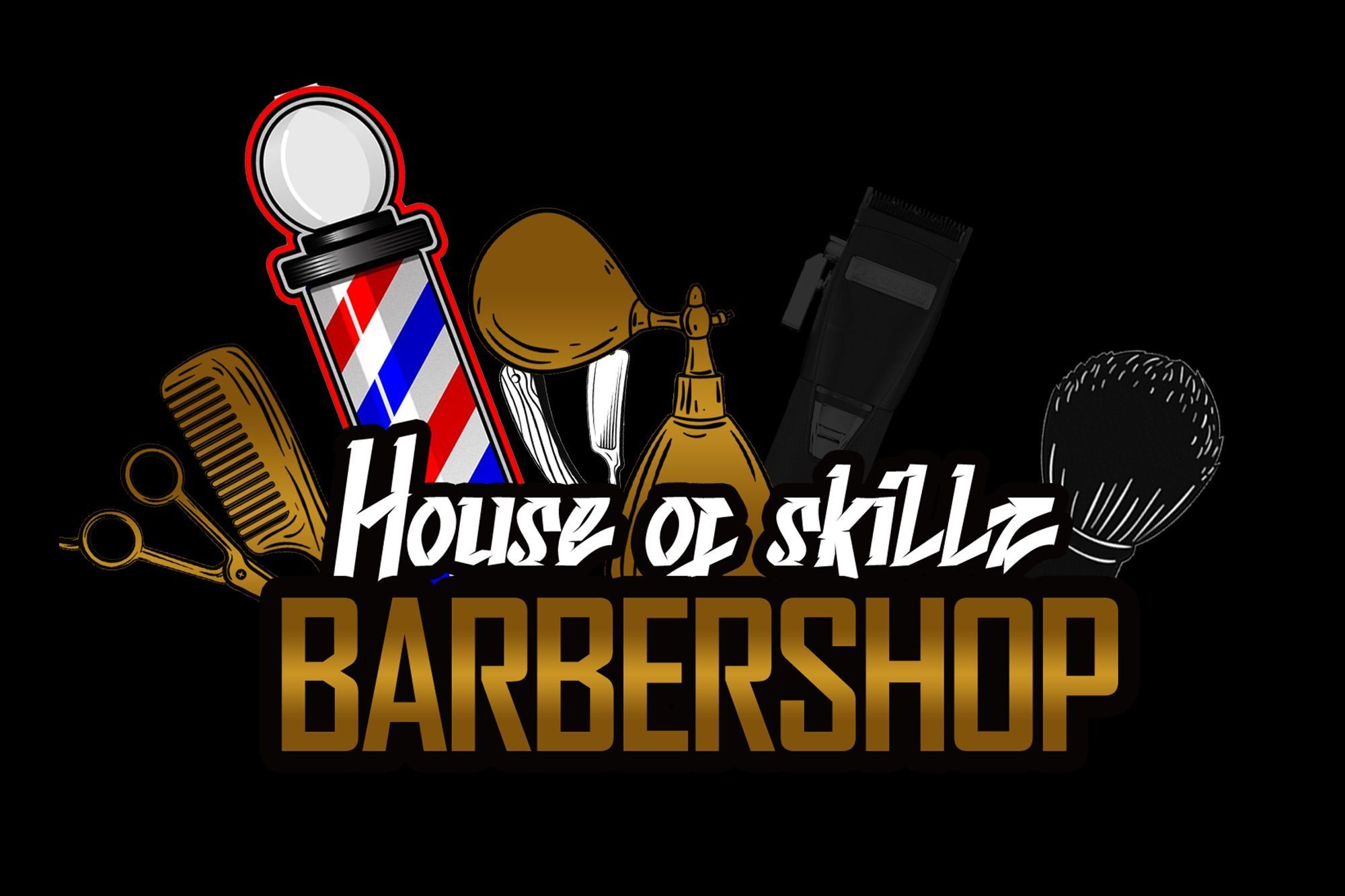 Download hd Shop Skillz Business Beauty Parlour Strickly Barber