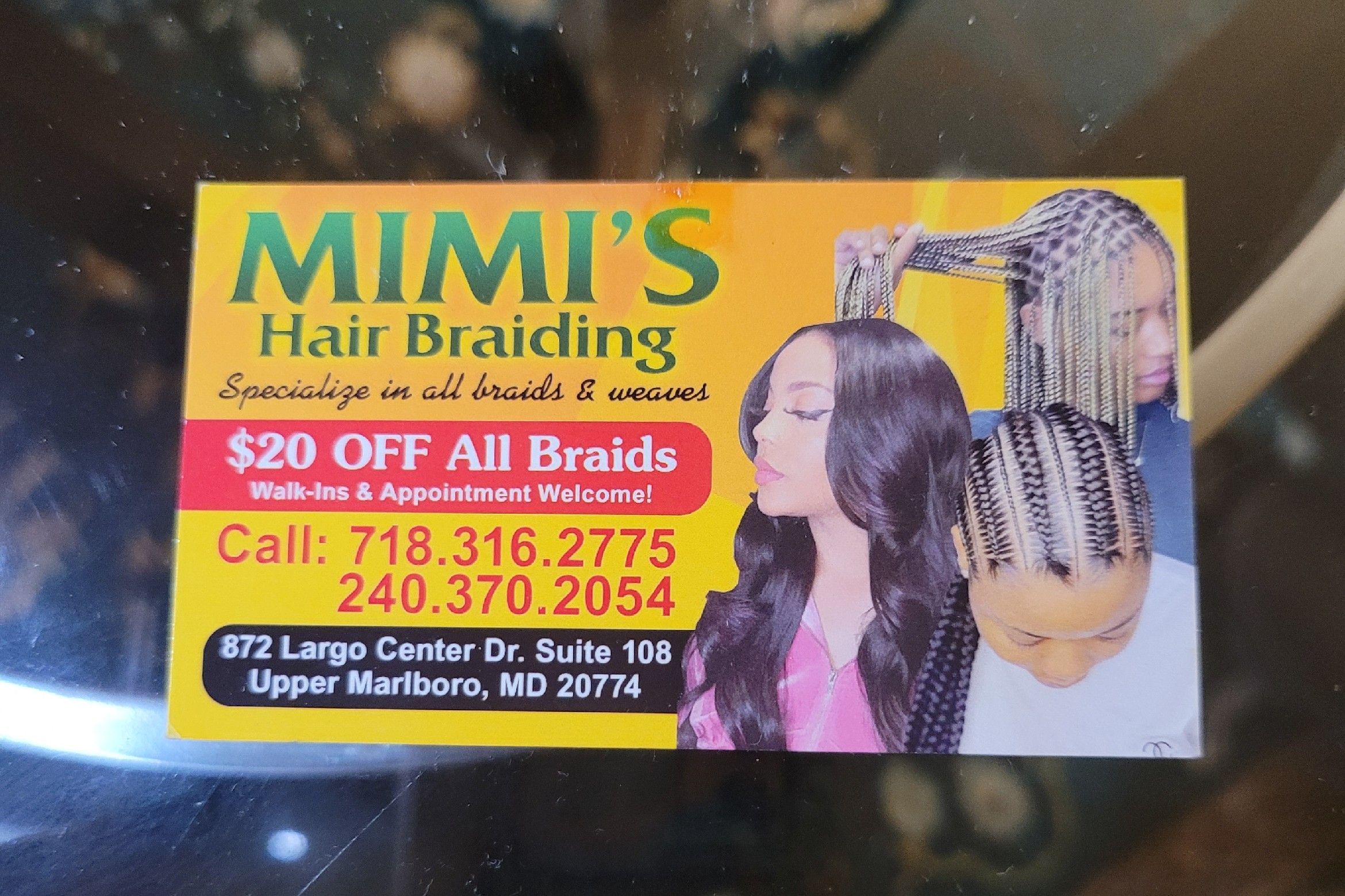 Mimi hair outlet braiding