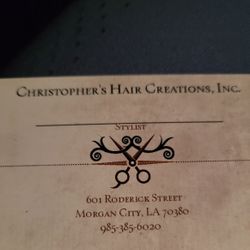 Christopher's Hair Creations, 601 Roderick Street, Morgan City, St. Mary Parish, LA, 70380