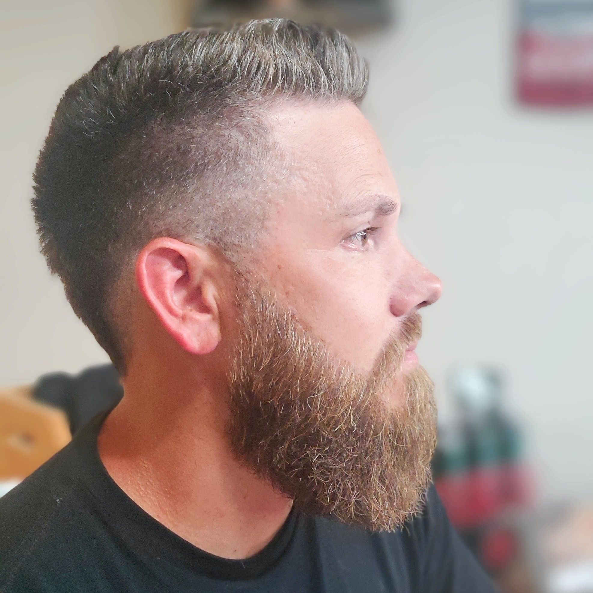 Men's Haircut + Beard Edge up portfolio