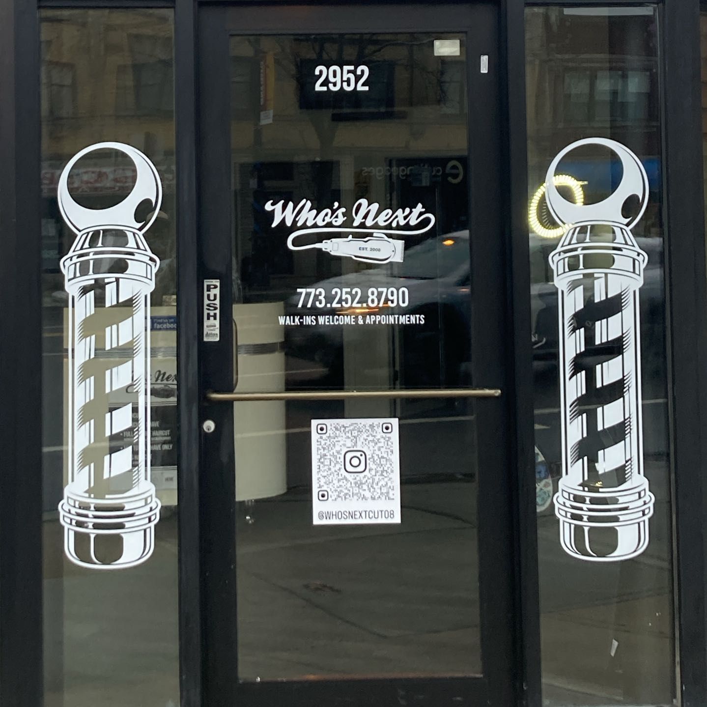 Who’s next barbershop, 2952 W Irving Park Rd, Chicago, 60618