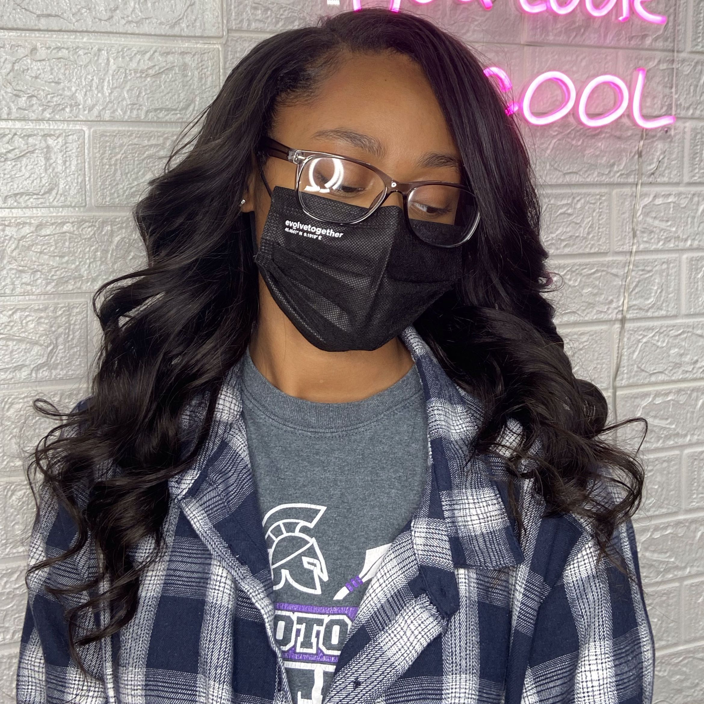 Basic sew -in with leave out portfolio