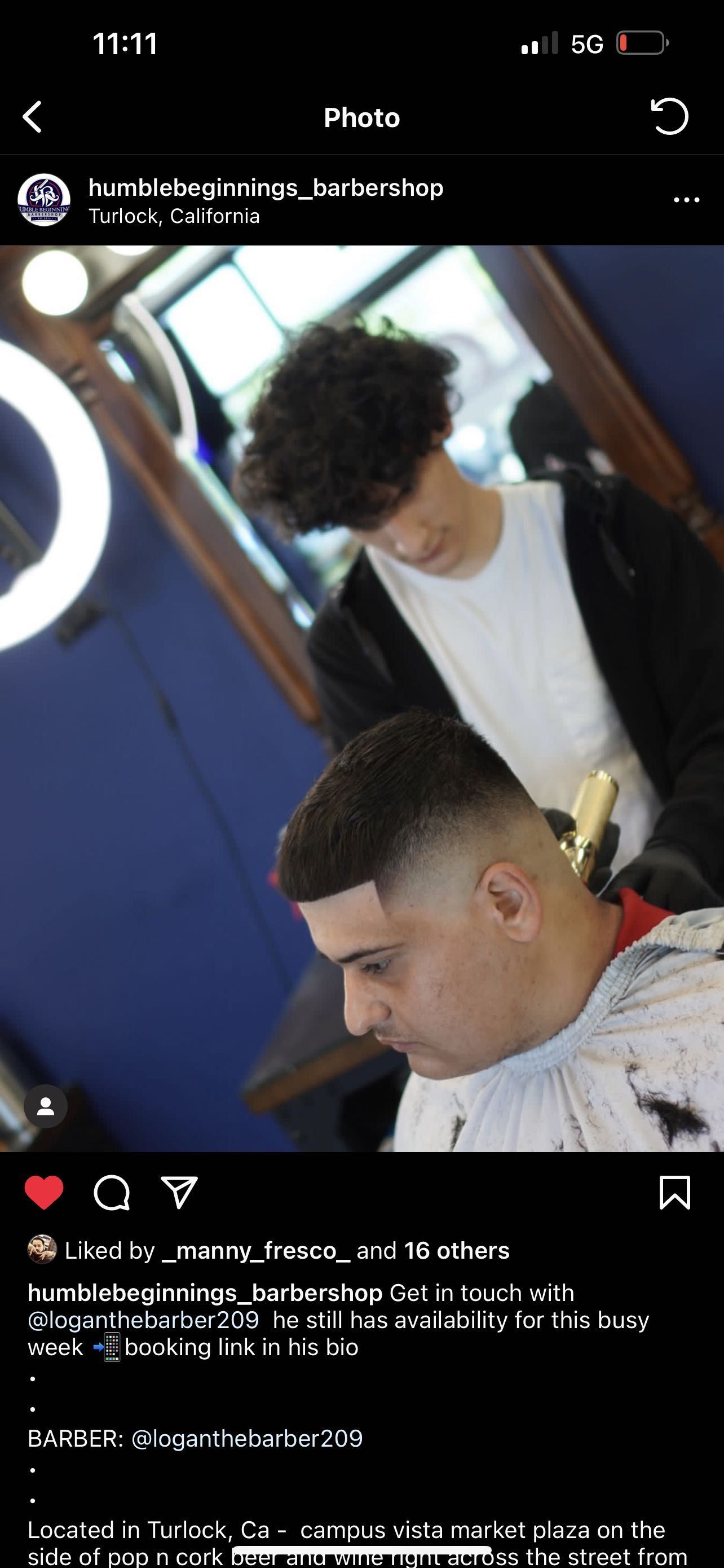 loganthebarber209, 140 W Monte Vista Ave, 140, Turlock, 95382