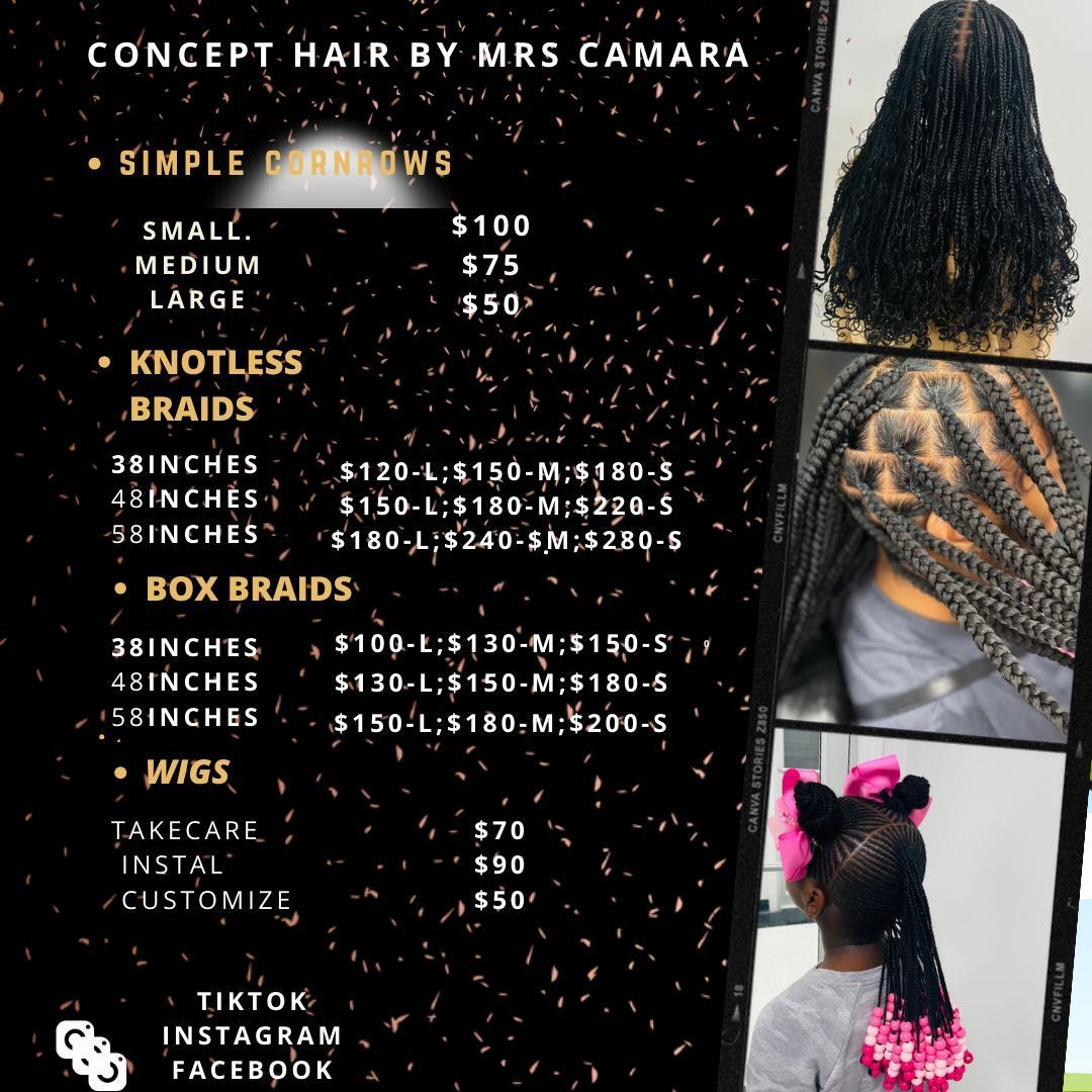 Concept hair by Mrs Camara, 3191 Morse Rd, Columbus, 43231