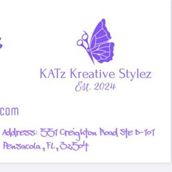 KATz Kreative Stylez, 551 Creighton Rd, D-101, Pensacola, 32504