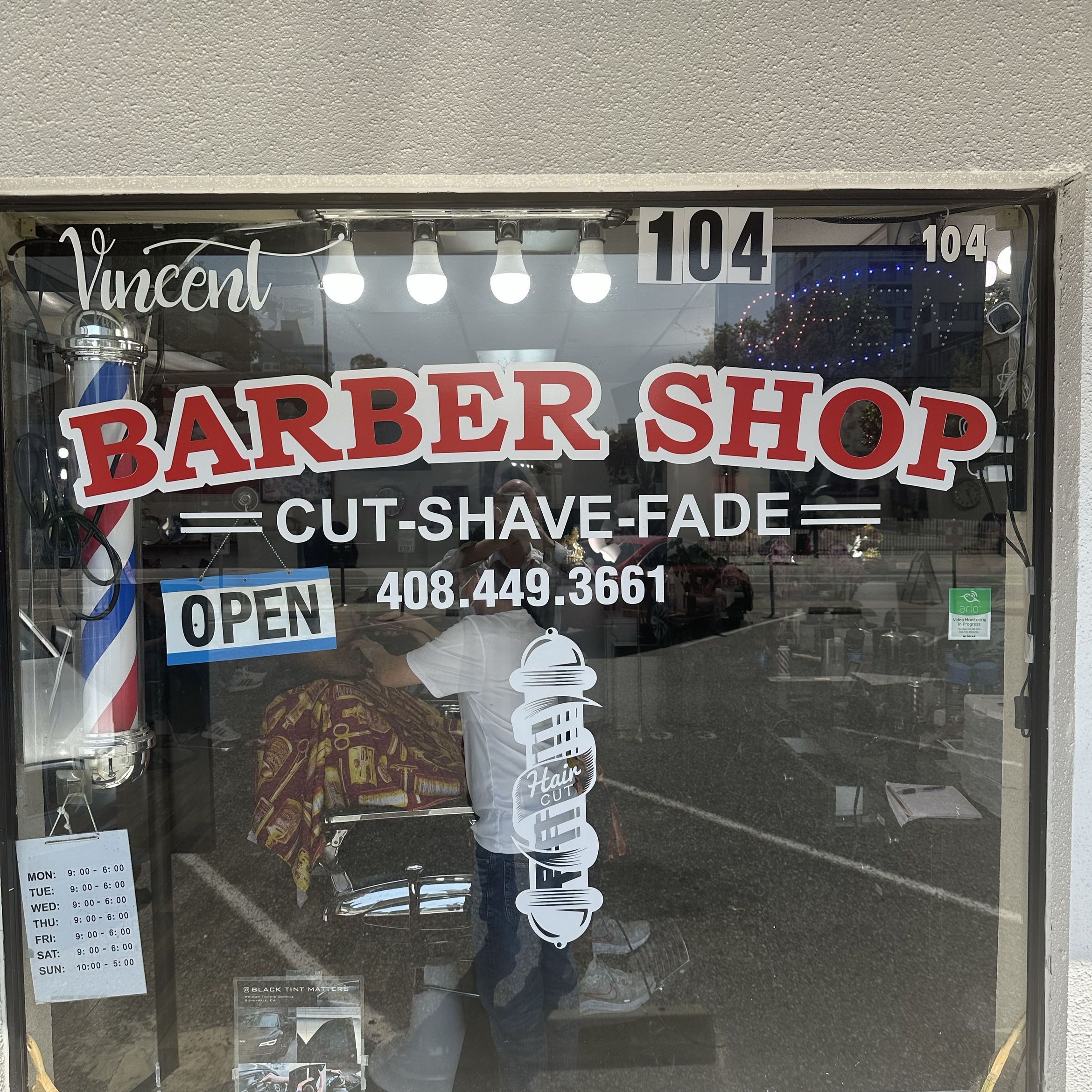 Vincent's Barber Shop, 115 N 4th St, Suite 104, San Jose, 95112