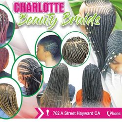 Charlotte beauty braids, 762 A St, Hayward, 94541