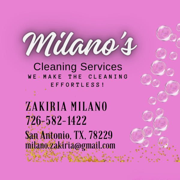 Milano’s Cleaning Services, 6300 Rue Marielyne St, San Antonio, 78238