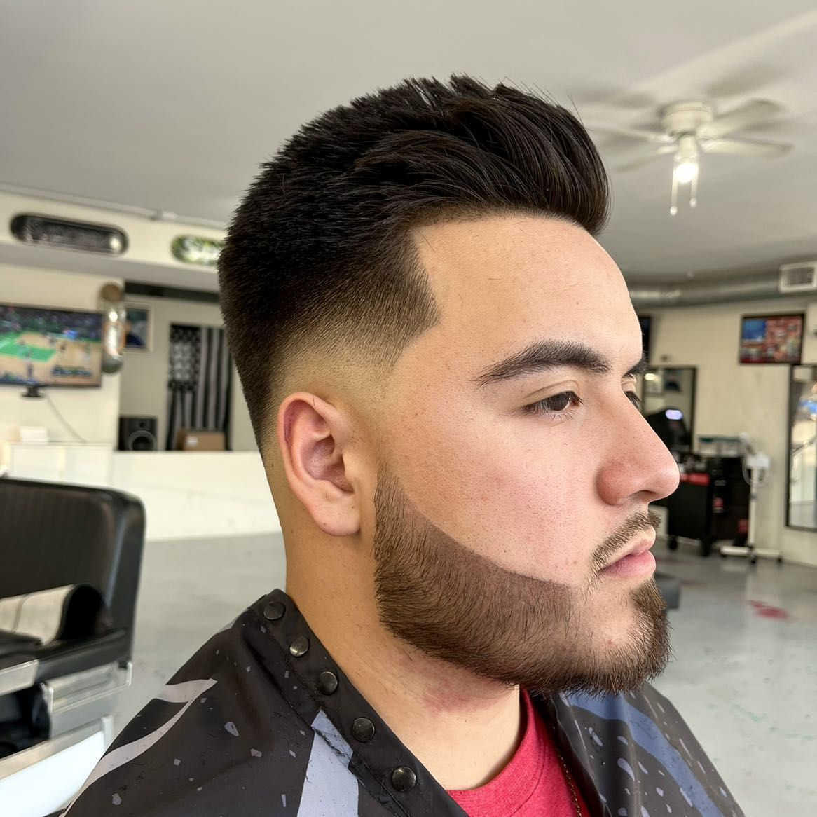Full Haircut w/Beard (Straight/Coarse Hair) portfolio