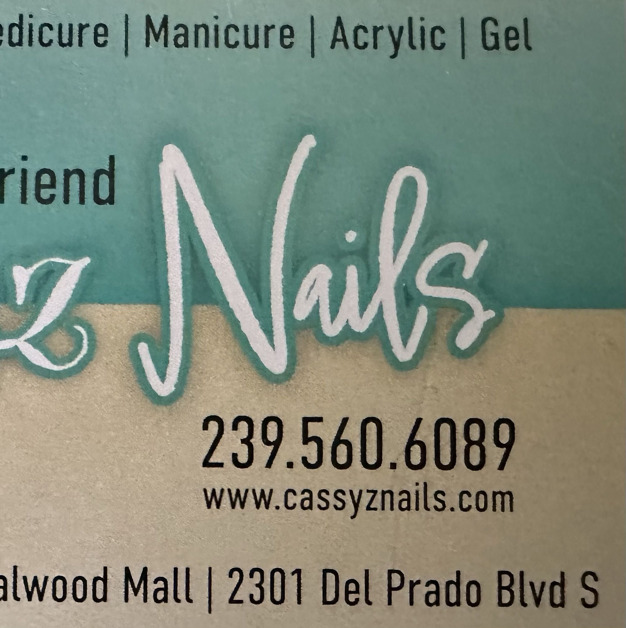 Cassyz Nails, 2301 Del Prado Blvd S, J  Lee Salon & Suites, 38, Cape Coral, 33990