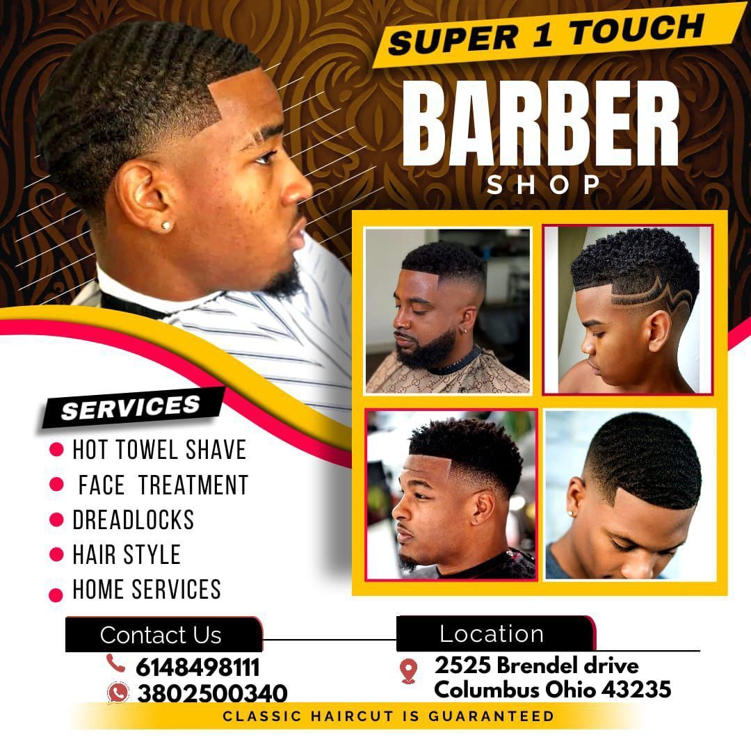 Super 1 Touch Barbershop, 2525 Brendel Dr Apt 205, Columbus, 43235