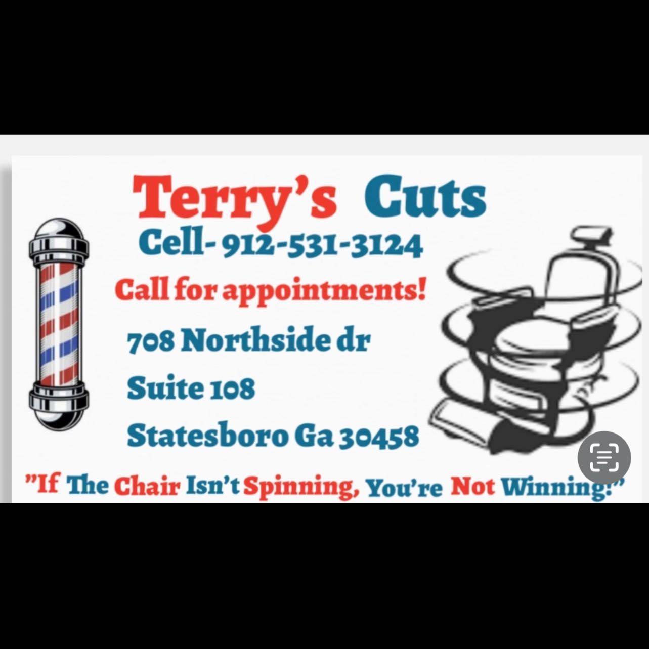 Terrys Cuts, 708 northside dr e, Unit 108, Statesboro, 30458