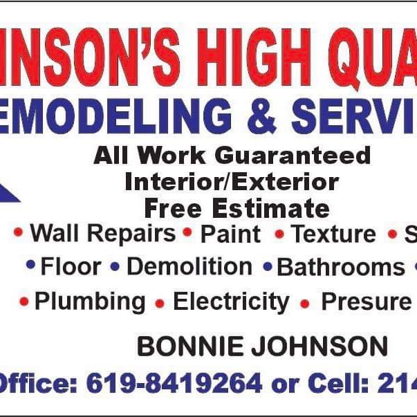 Johnson High Quality Painting Remodeling and Services, Northampton Dr, Rowlett, 75089