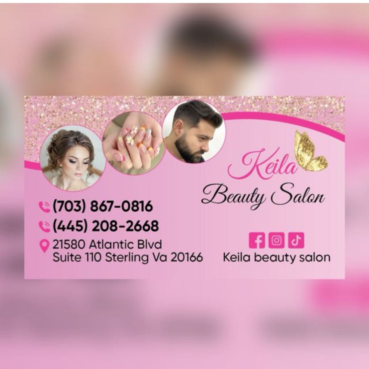 Keila Beauty Salon, 21580 Atlantic Blvd, Sterling, 20166