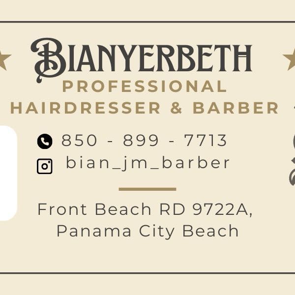 Bian barber, 9722A Front Beach Rd, Panama City Beach, 32407