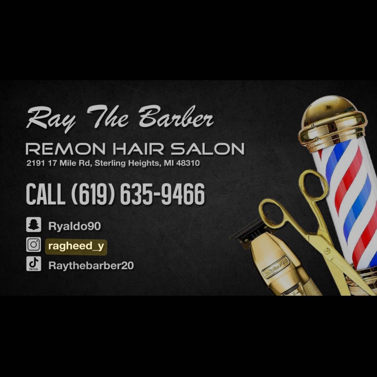 Ray the barber, 2191 17 Mile Rd, Sterling Heights, 48310